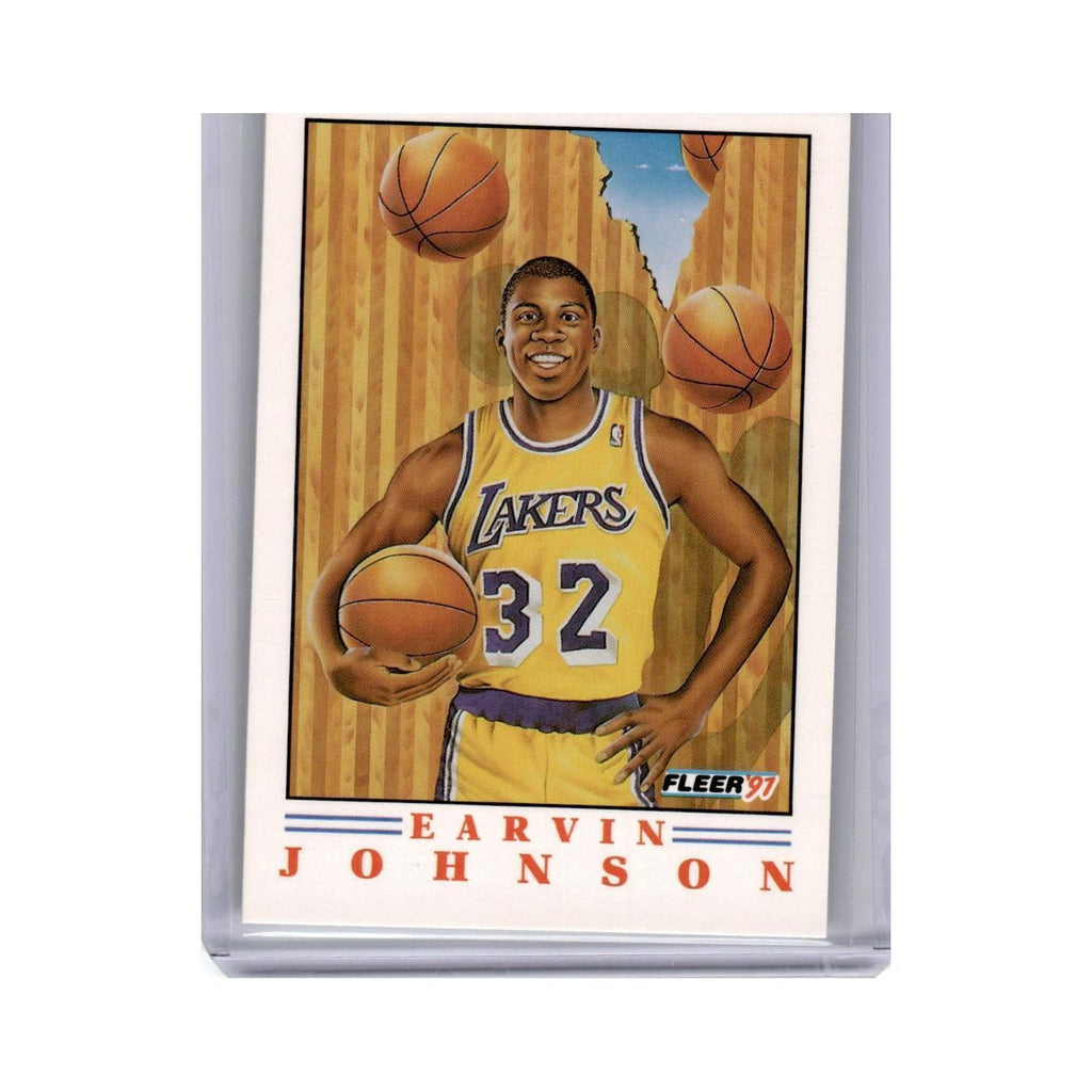 1991 Fleer Earvin Johnson Lakers #6