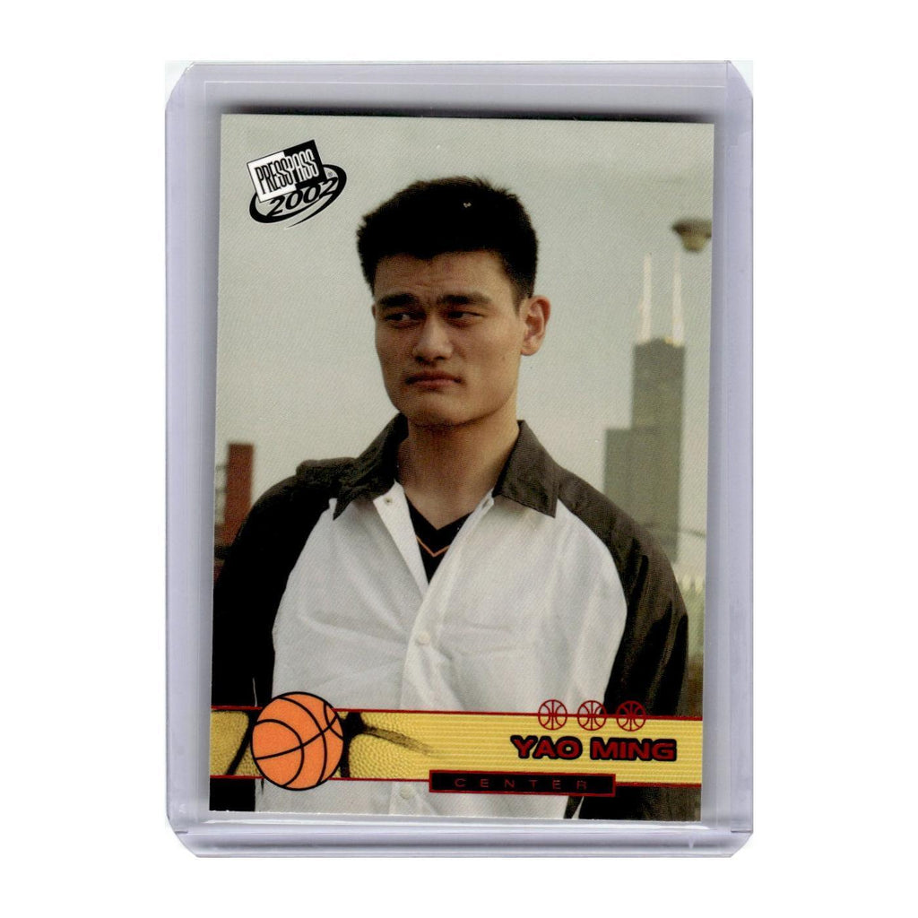2002 Press Pass Yao Ming Shanghai Sharks #T18