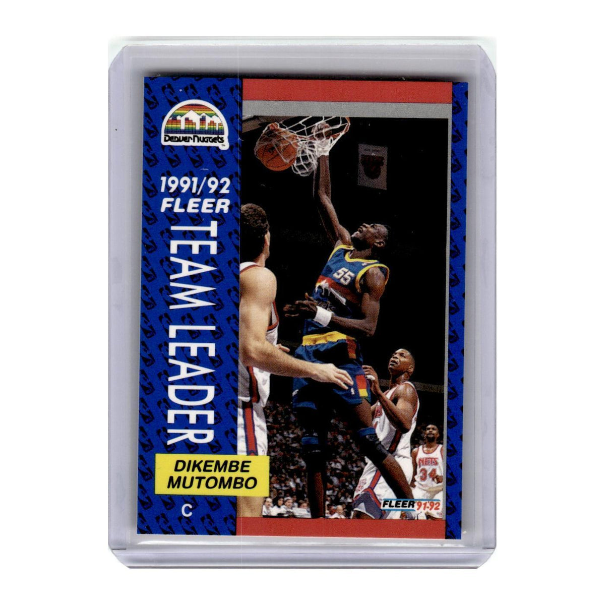 1991 Fleer Dikembe Mutombo Nuggets #378