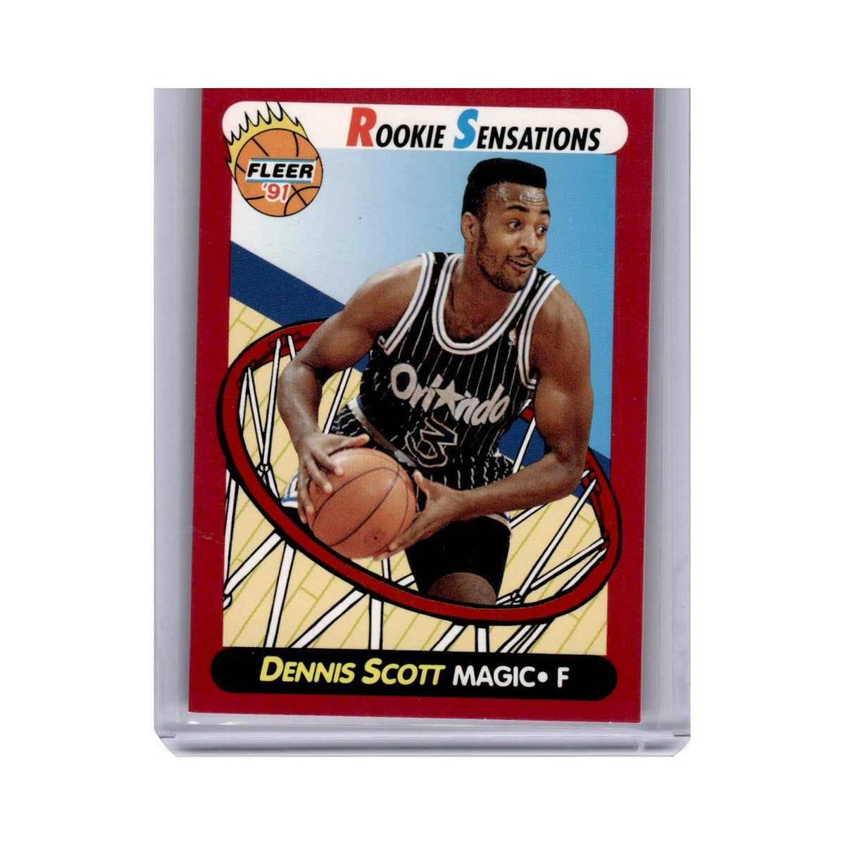 1991 Fleer Rookie Sensations Dennis Scott Magic #2