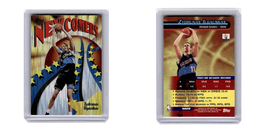 1998 Topps Newcomers Zydrunas Ilgauskas Cavaliers #S828