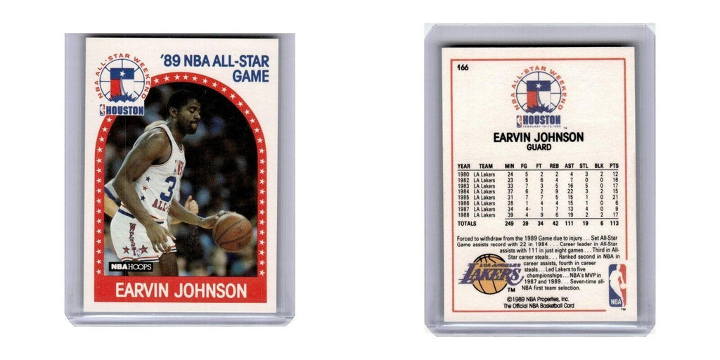 1989 Hoops Earvin Johnson Lakers #166