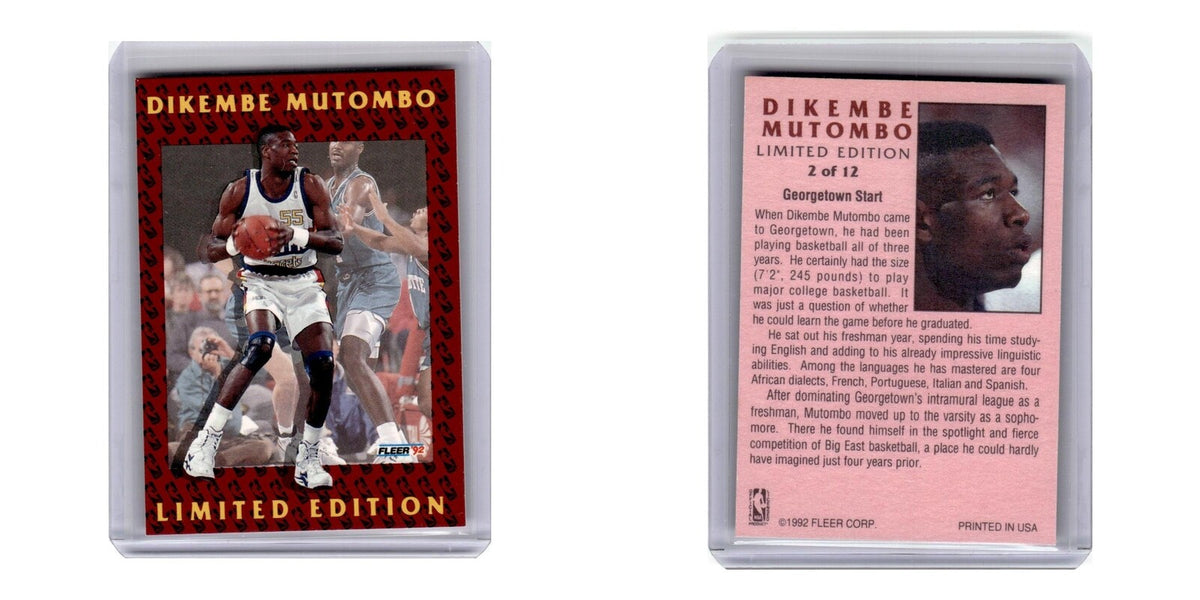 1992 Fleer Dikembe Mutombo Nuggets #2