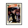 Glen Wesley Rookie 1988 Topps #166 Boston Bruins Hockey Card NM