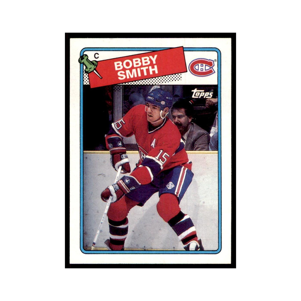 Bobby Smith 1988 Topps #88 Montreal Canadiens Hockey Card NM