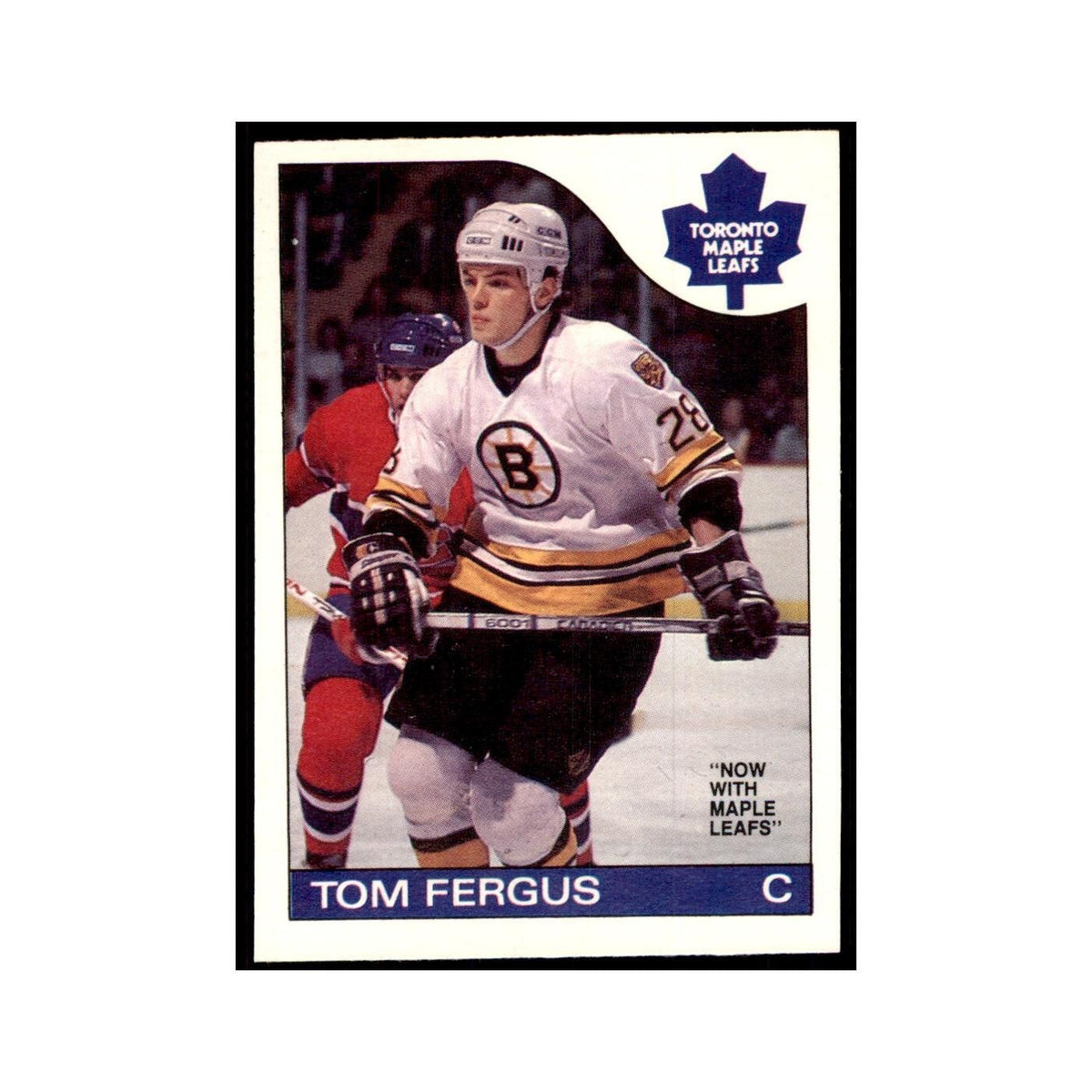 Tom Fergus 1985 O-Pee-Chee #113 Toronto Maple Leafs Hockey Card NM