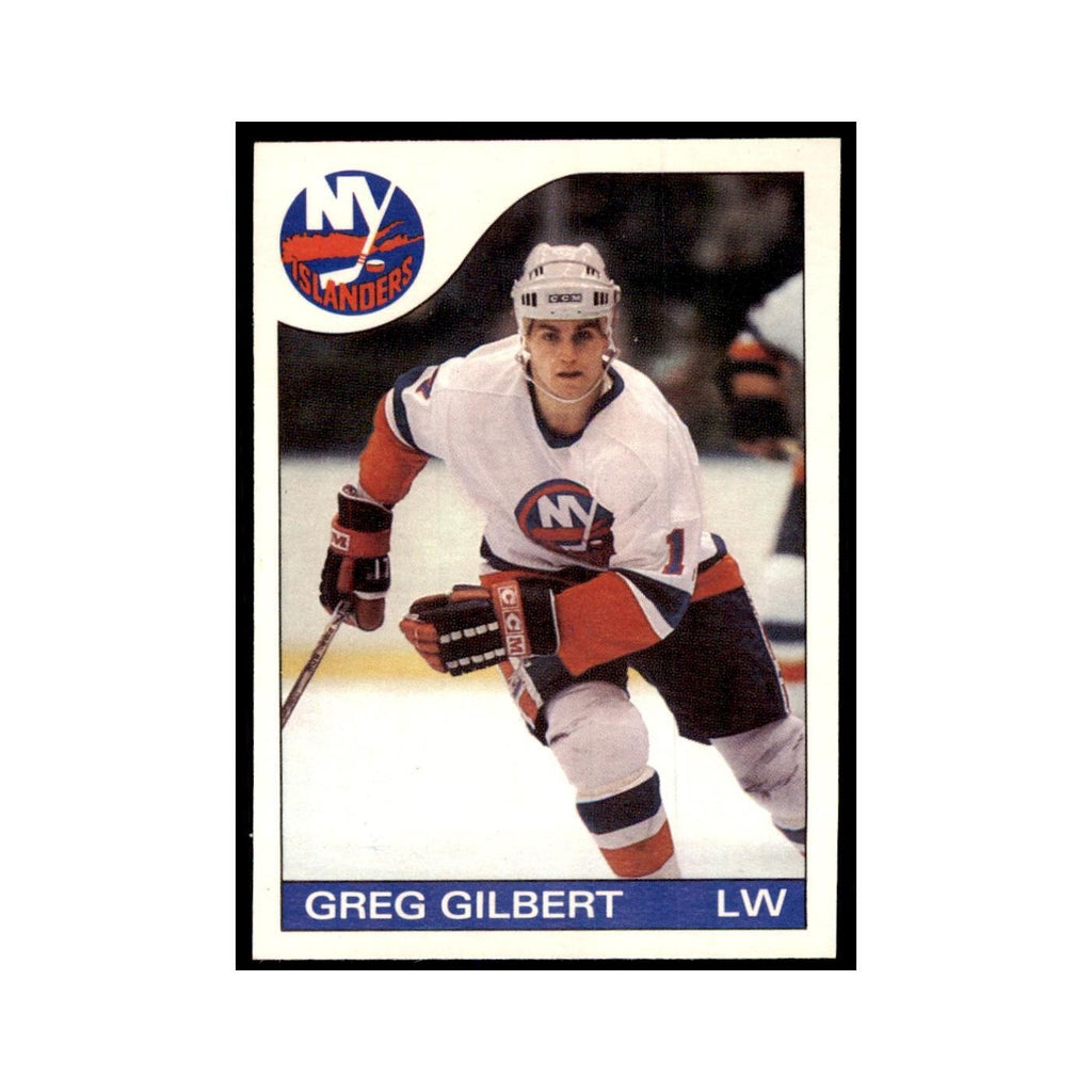 Greg Gilbert 1985 O-Pee-Chee #126 New York Islanders Hockey Card NM