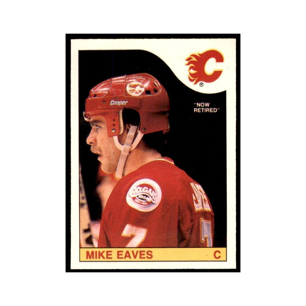 Mike Eaves 1985 O-Pee-Chee #213 Calgary Flames Hockey Card NM