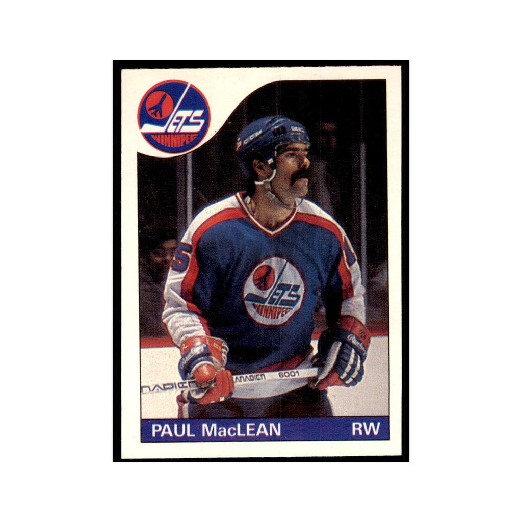 Paul MacLean 1985 O-Pee-Chee #145 Winnipeg Jets Hockey Card NM