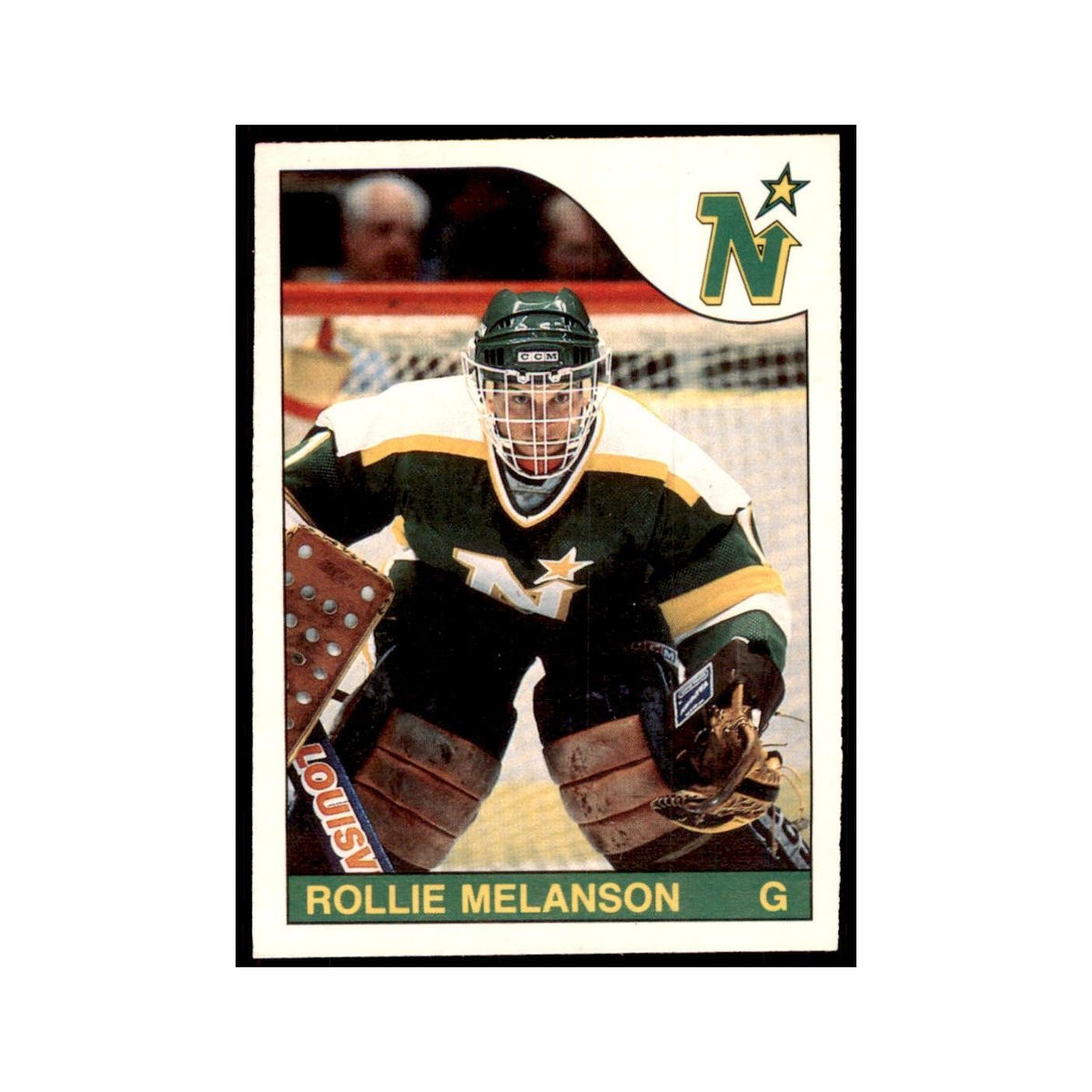 Rollie Melanson 1985 O-Pee-Chee #230 Minnesota North Stars Hockey Card NM