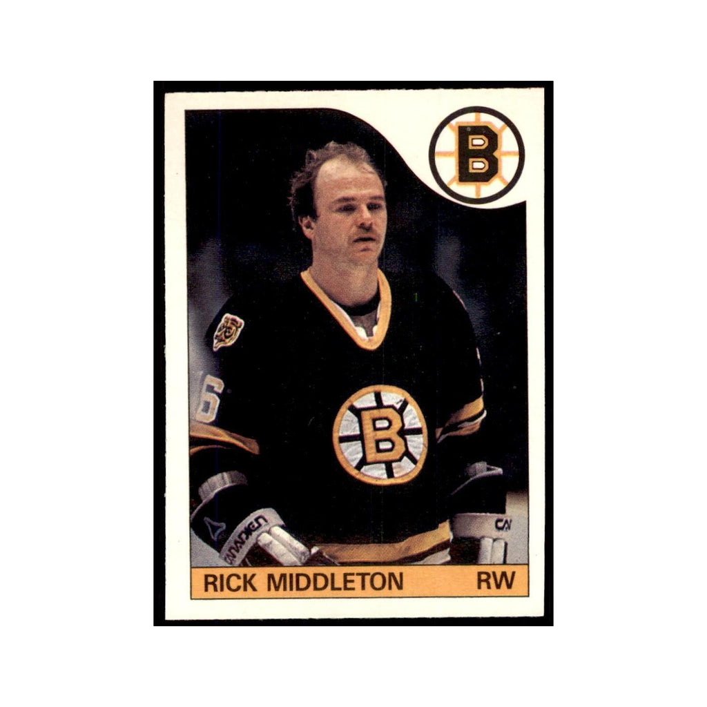Rick Middleton 1985 O-Pee-Chee #64 Boston Bruins Hockey Card NM