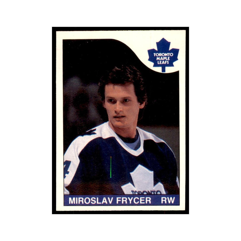 Miroslav Frycer 1985 O-Pee-Chee #198 Toronto Maple Leafs Hockey Card NM