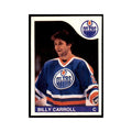 Billy Carroll 1985 O-Pee-Chee #203 Edmonton Oilers Hockey Card NM