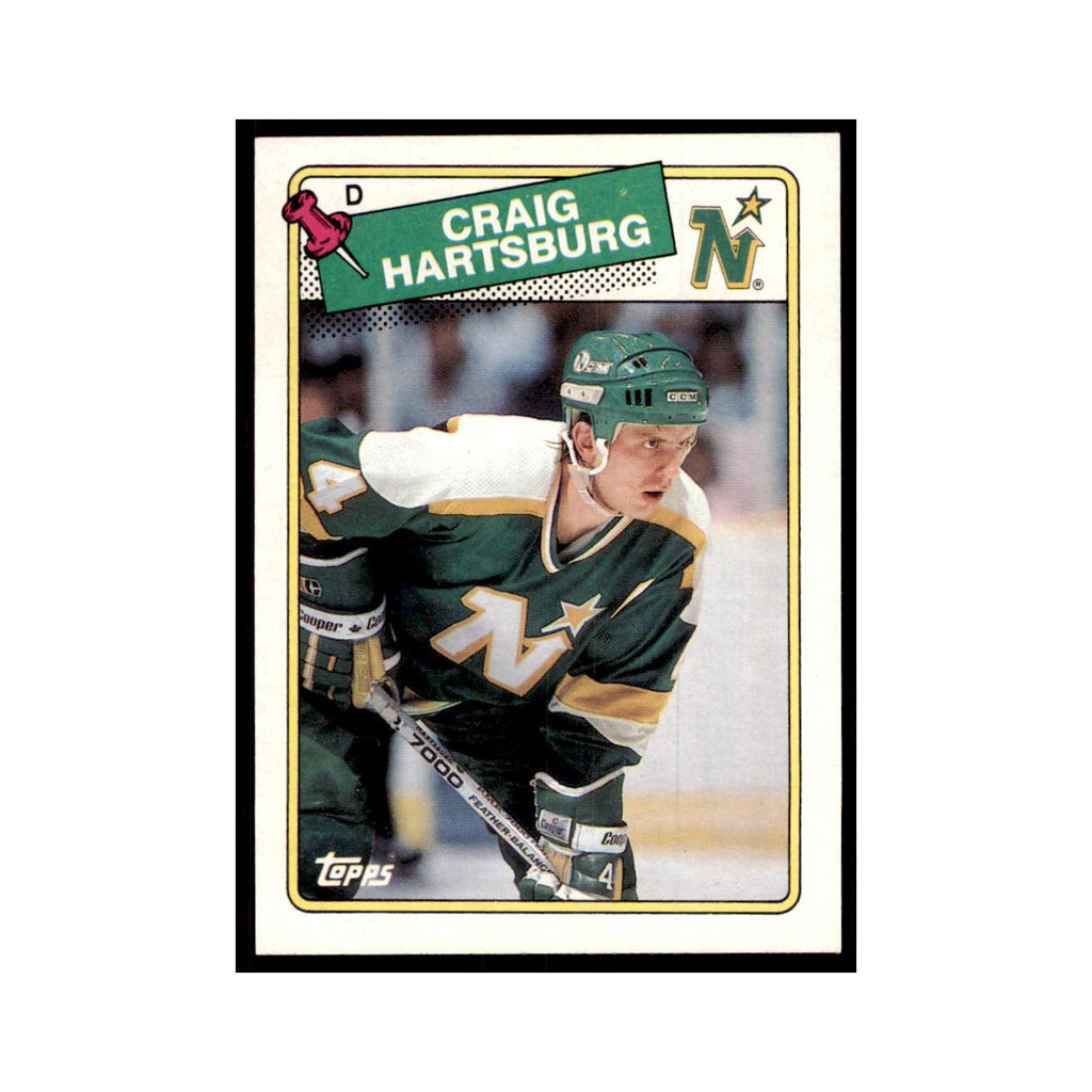 Craig Hartsburg 1988 Topps #159 Minnesota North Stars Hockey Card NM