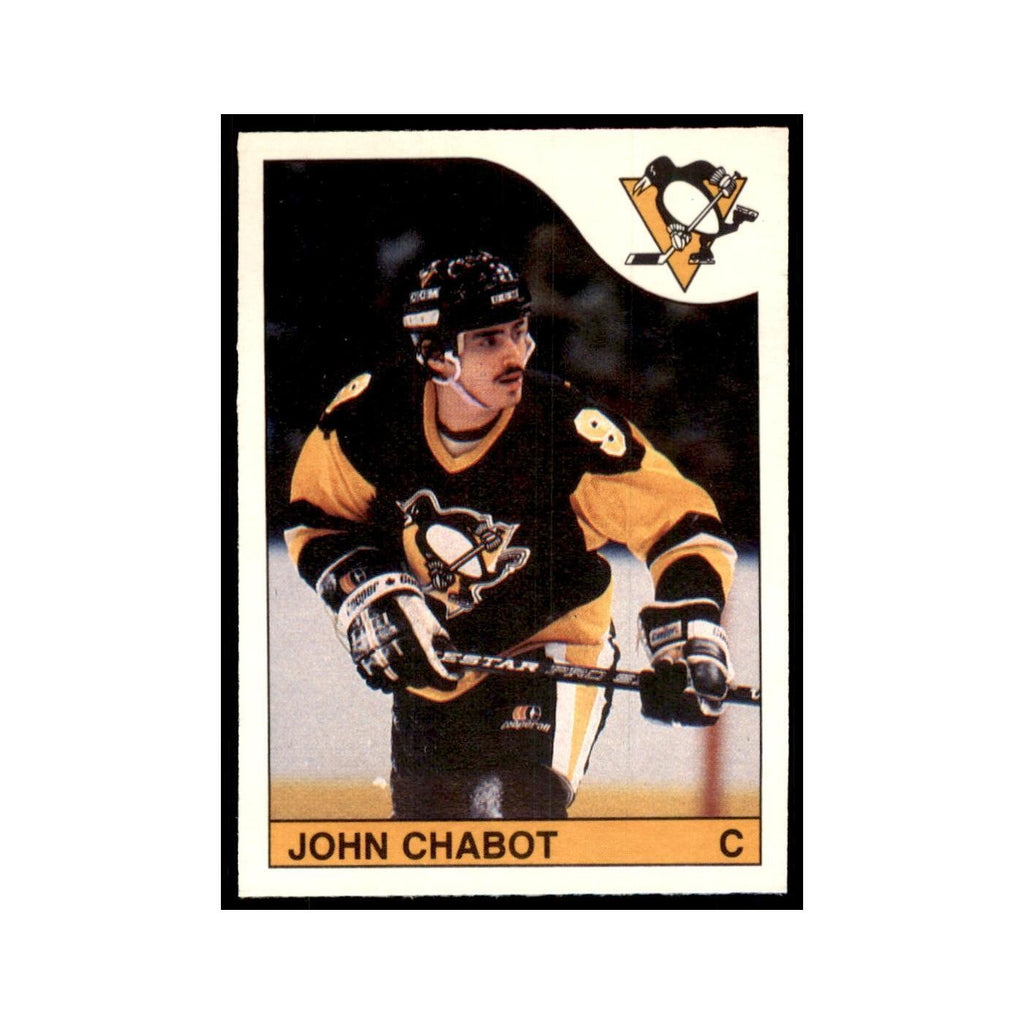 John Chabot 1985 O-Pee-Chee #244 Pittsburgh Penguins Hockey Card NM