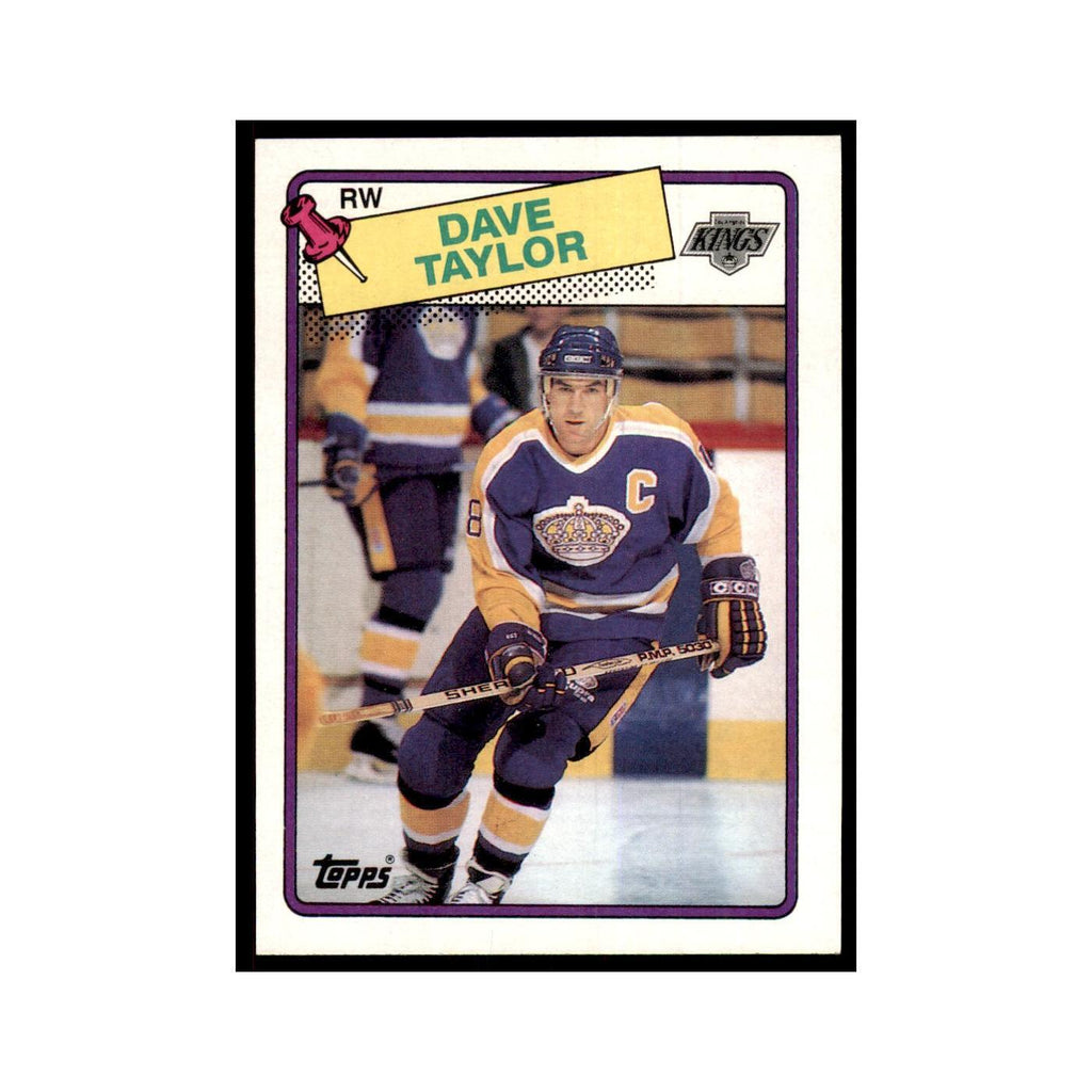 Dave Taylor 1988 Topps #46 Los Angeles Kings Hockey Card NM