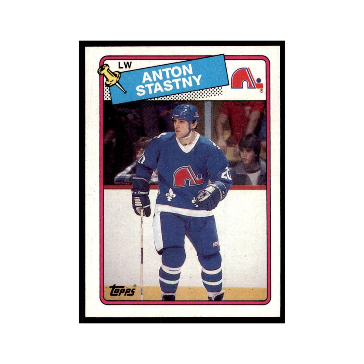 Anton Stastny 1988 Topps #98 Quebec Nordiques Hockey Card NM