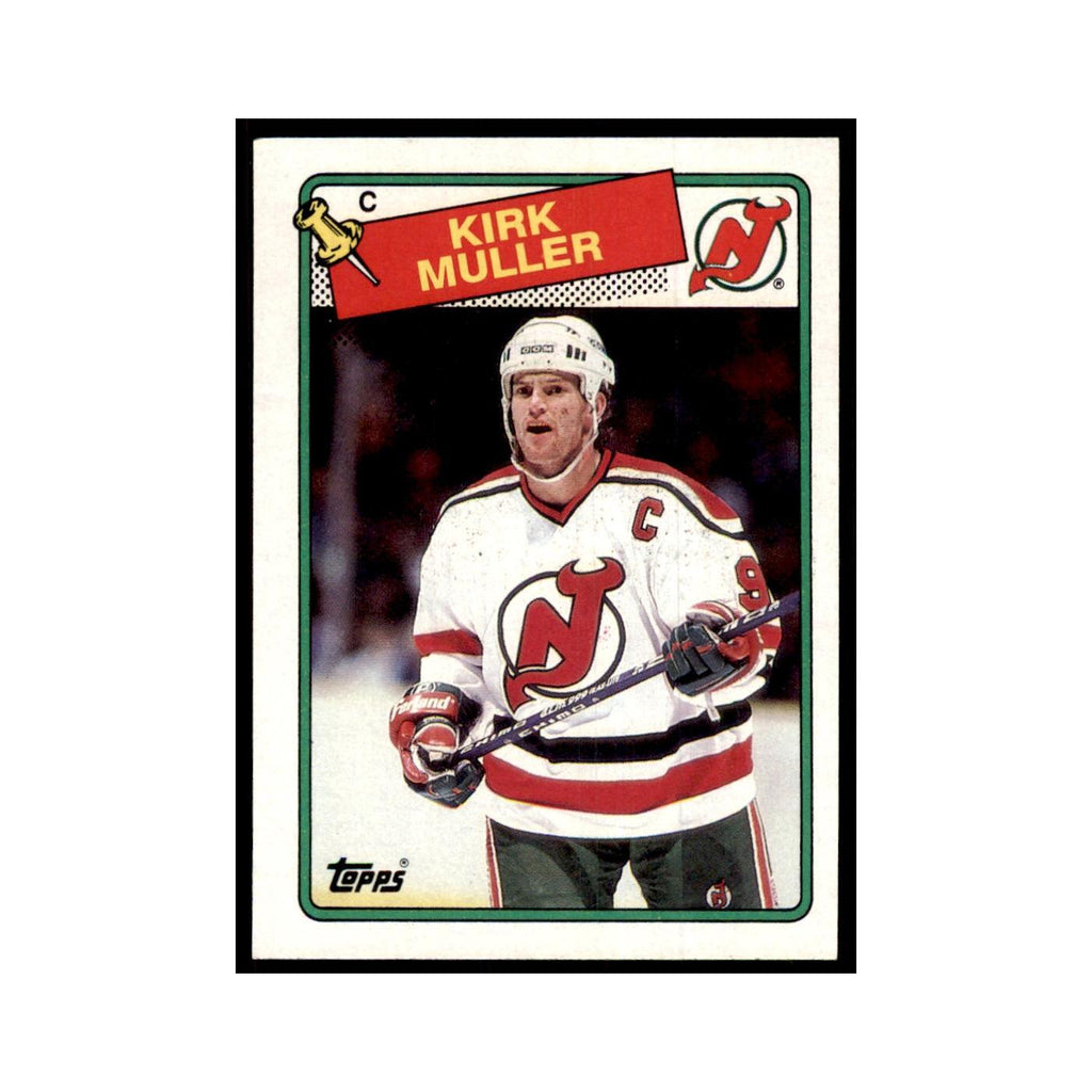 Kirk Muller 1988 Topps #84 New Jersey Devils Hockey Card NM