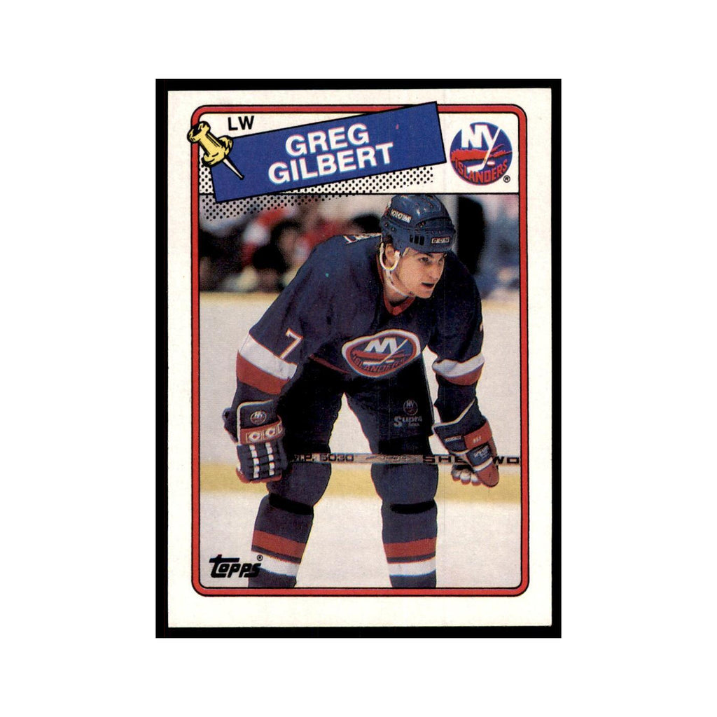 Greg Gilbert 1988 Topps #83 New York Islanders Hockey Card NM