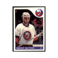 Brent Sutter 1985 O-Pee-Chee #107 New York Islanders Hockey Card NM