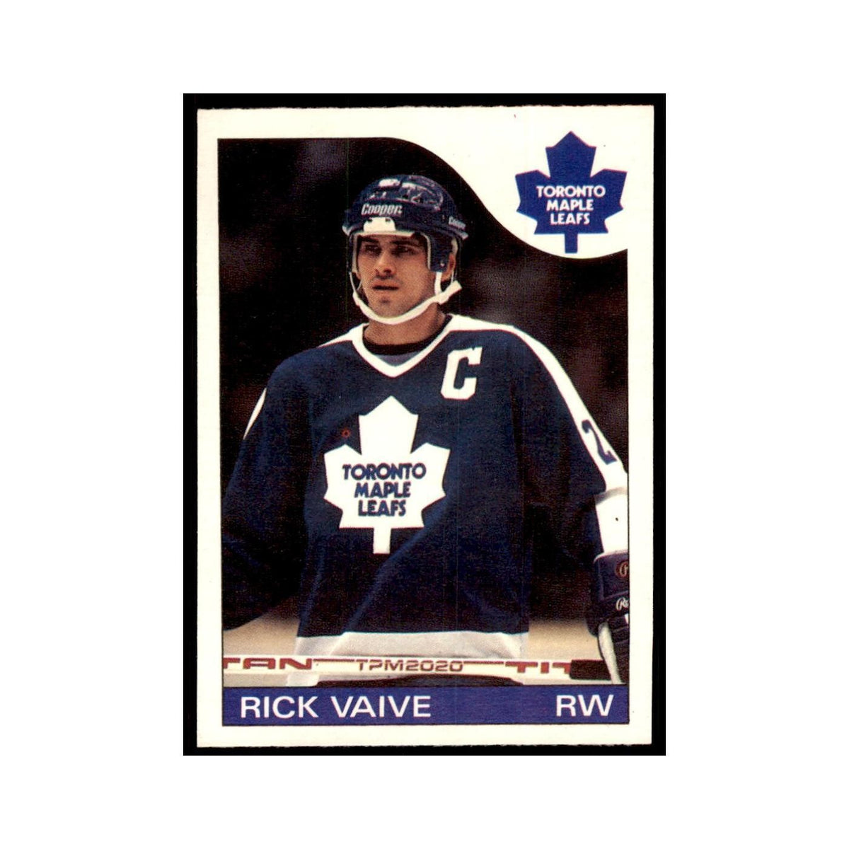 Rick Vaive 1985 O-Pee-Chee #106 Toronto Maple Leafs Hockey Card NM