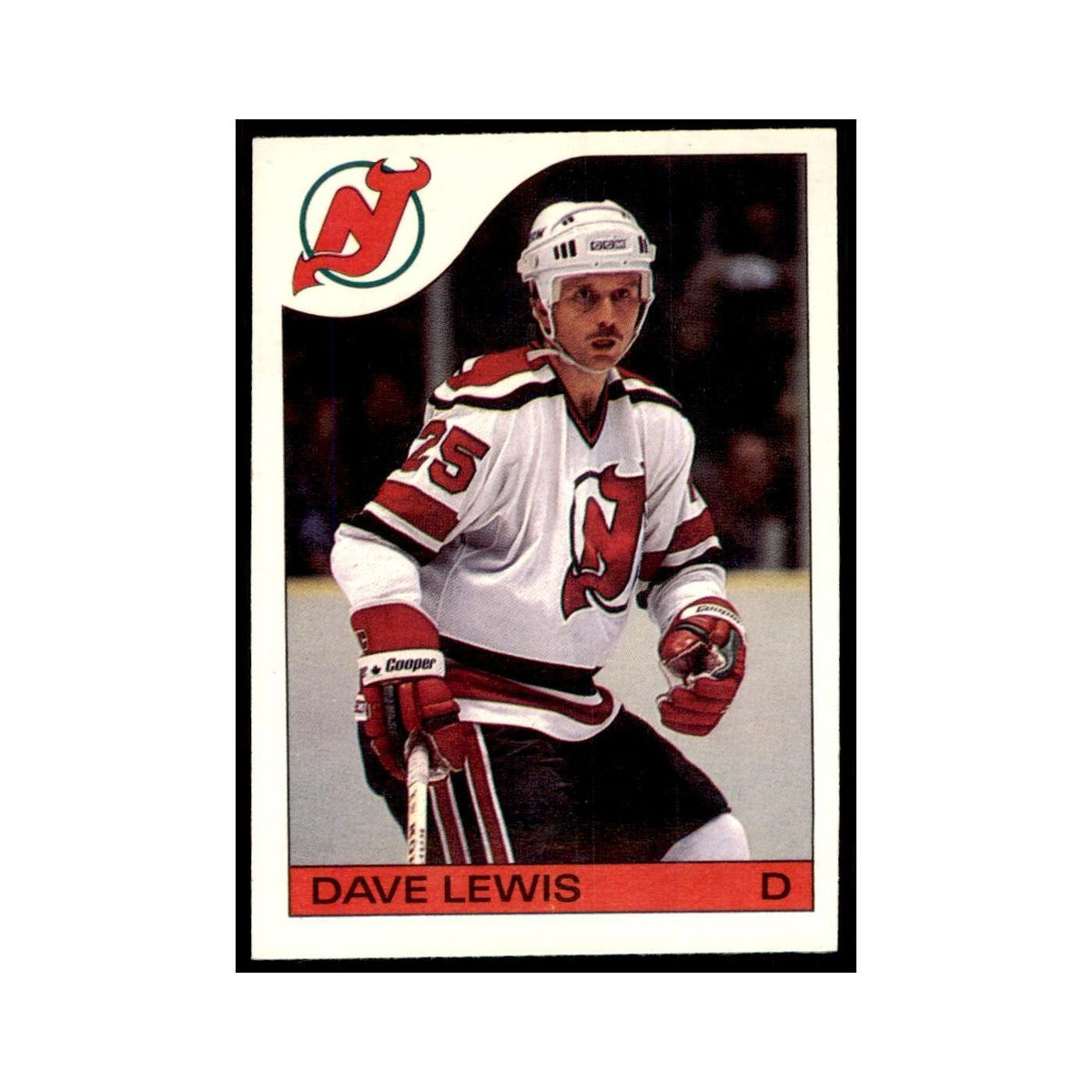 Dave Lewis 1985 O-Pee-Chee #66 New Jersey Devils Hockey Card NM