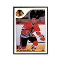 Bob MacMillan 1985 O-Pee-Chee #193 Chicago Blackhawks Hockey Card NM