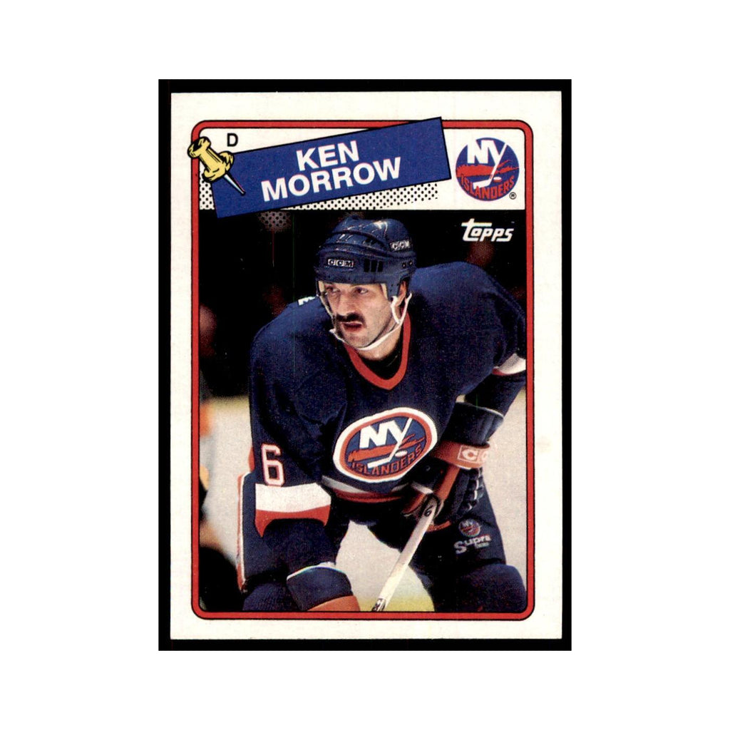 Ken Morrow 1988 Topps #53 New York Islanders Hockey Card NM