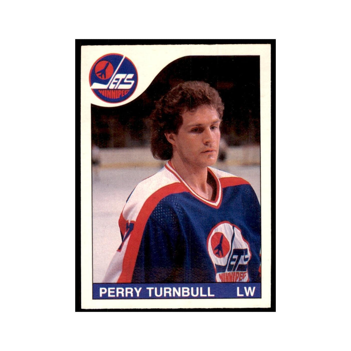 Perry Turnbull 1985 O-Pee-Chee #254 Winnipeg Jets Hockey Card NM