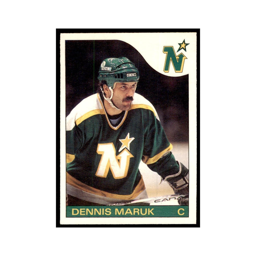Dennis Maruk 1985 O-Pee-Chee #111 Minnesota North Stars Hockey Card NM