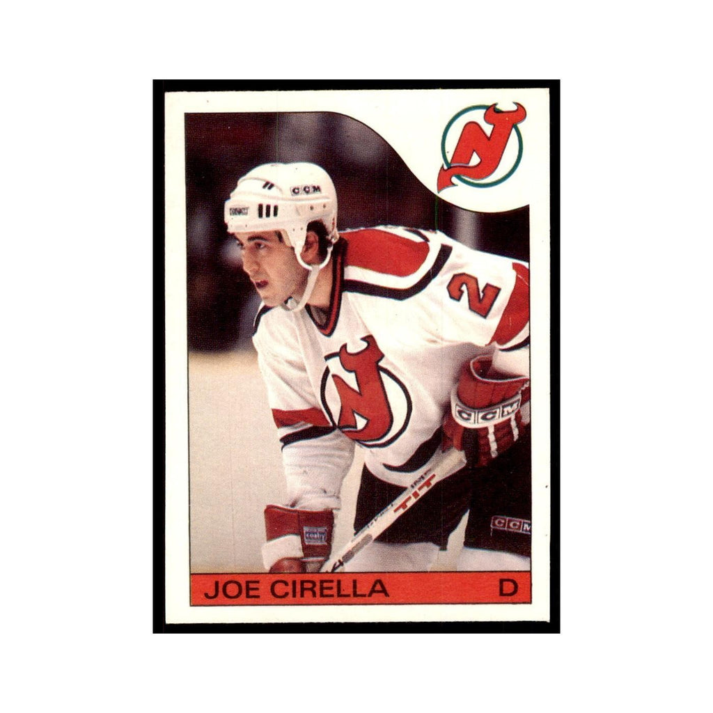 Joe Cirella 1985 O-Pee-Chee #98 New Jersey Devils Hockey Card NM