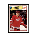 Shawn Burr 1988 Topps #78 Detroit Red Wings Hockey Card NM