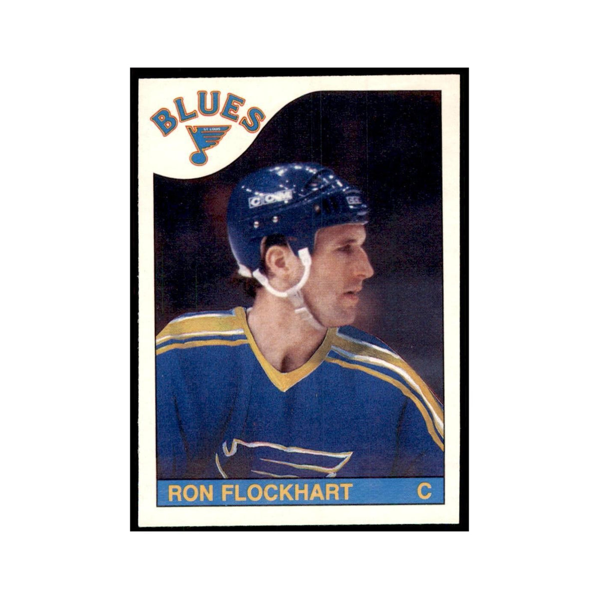 Ron Flockhart 1985 O-Pee-Chee #171 St. Louis Blues Hockey Card NM