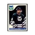 Greg Malone 1985 O-Pee-Chee #118 Hartford Whalers Hockey Card NM