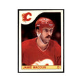 Jamie Macoun 1985 O-Pee-Chee #201 Calgary Flames Hockey Card NM