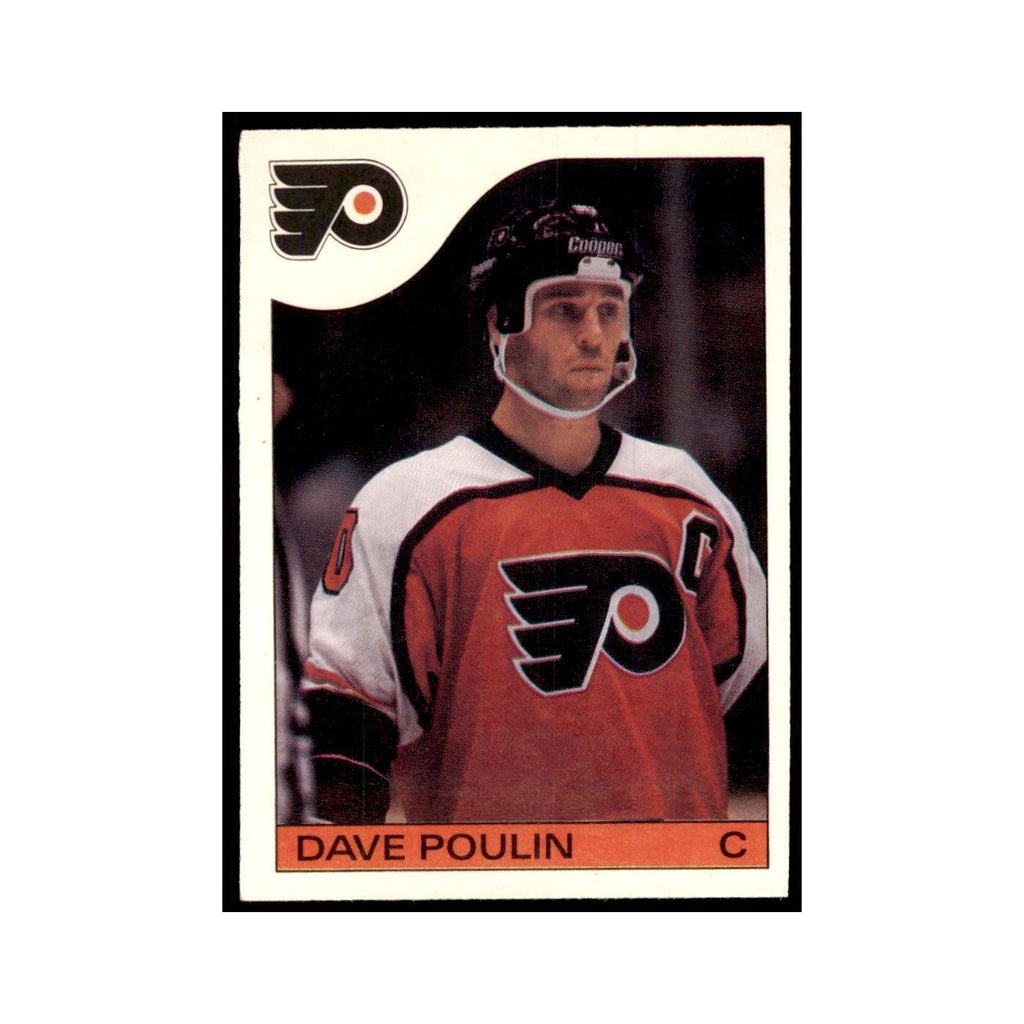 Dave Poulin 1985 O-Pee-Chee #128 Philadelphia Flyers Hockey Card NM