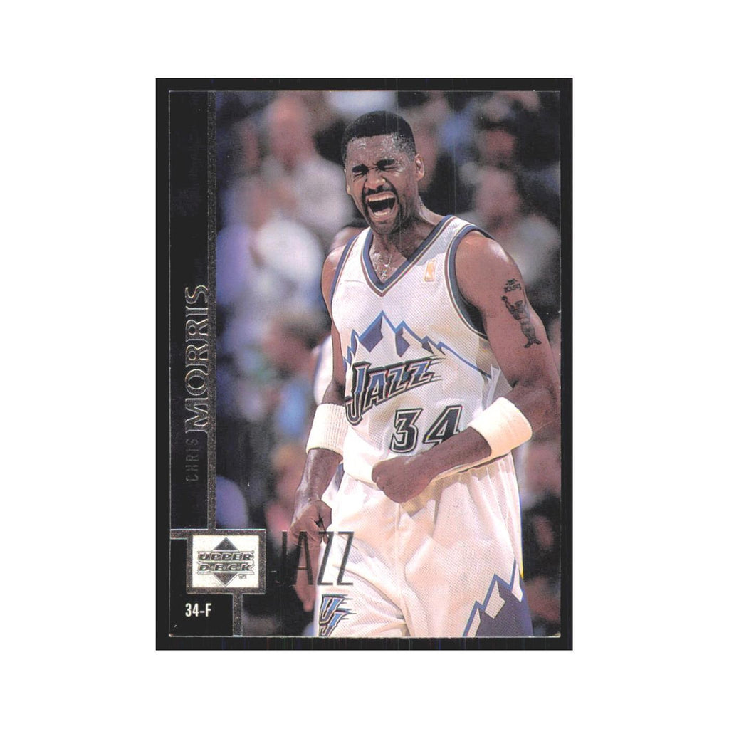 Chris Morris 1997 Upper Deck #125 Utah Jazz Basketball Card NM
