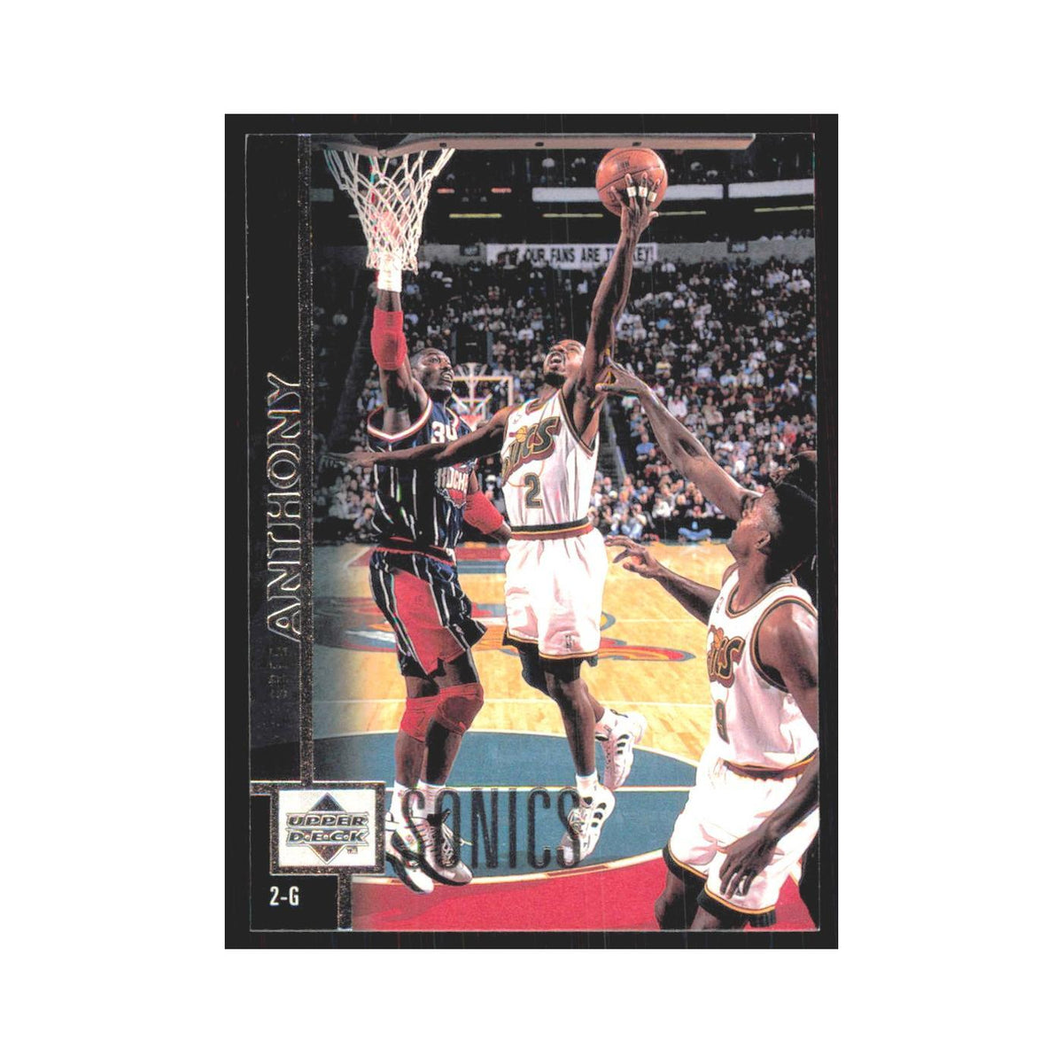 Greg Anthony 1997 Upper Deck #293 Seattle SuperSonics Basketball Card NM