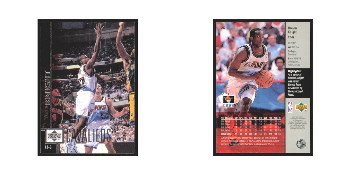 Brevin Knight 1997 Upper Deck #200 Cleveland Cavaliers Basketball Card NM