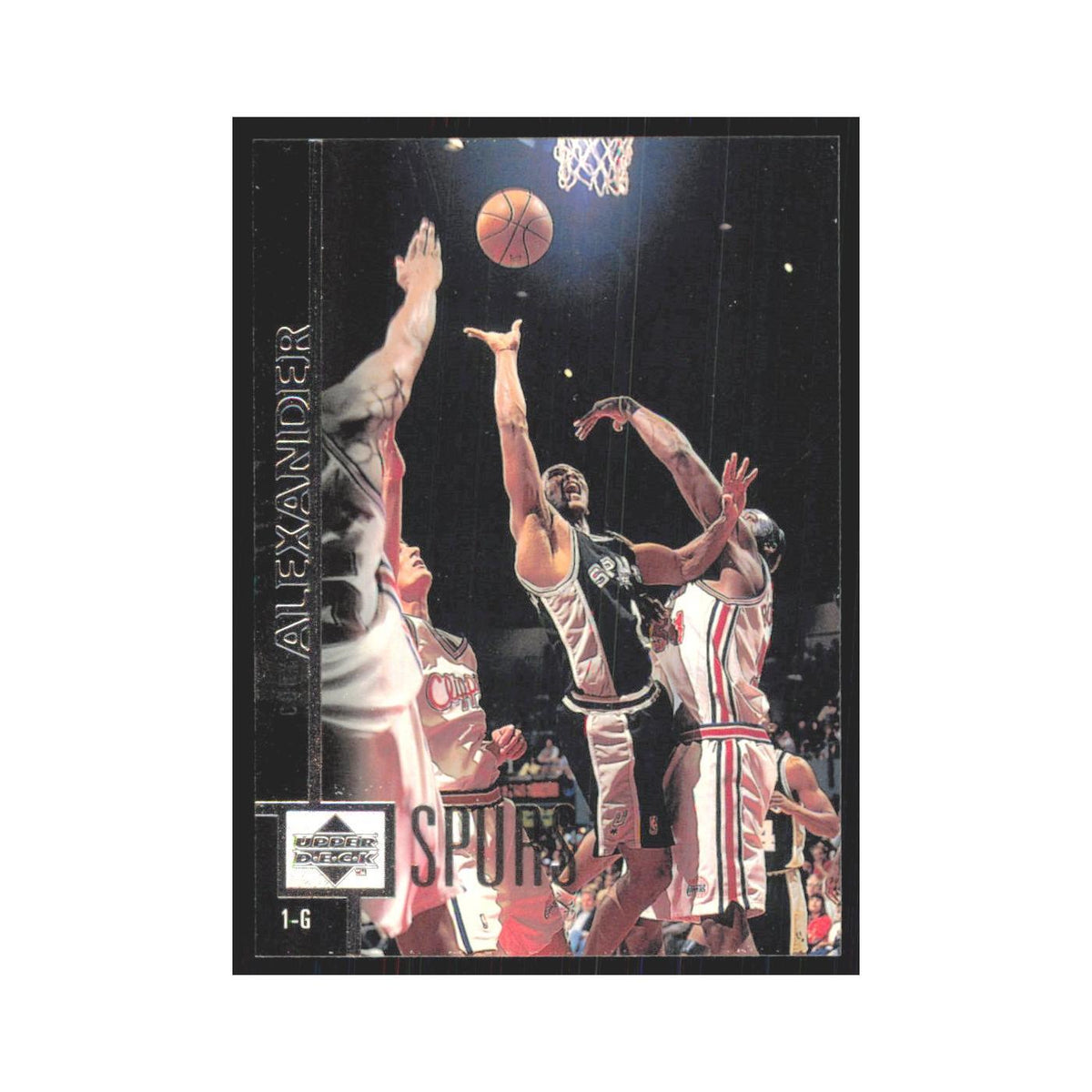 Cory Alexander 1997 Upper Deck #111 San Antonio Spurs Basketball Card NM