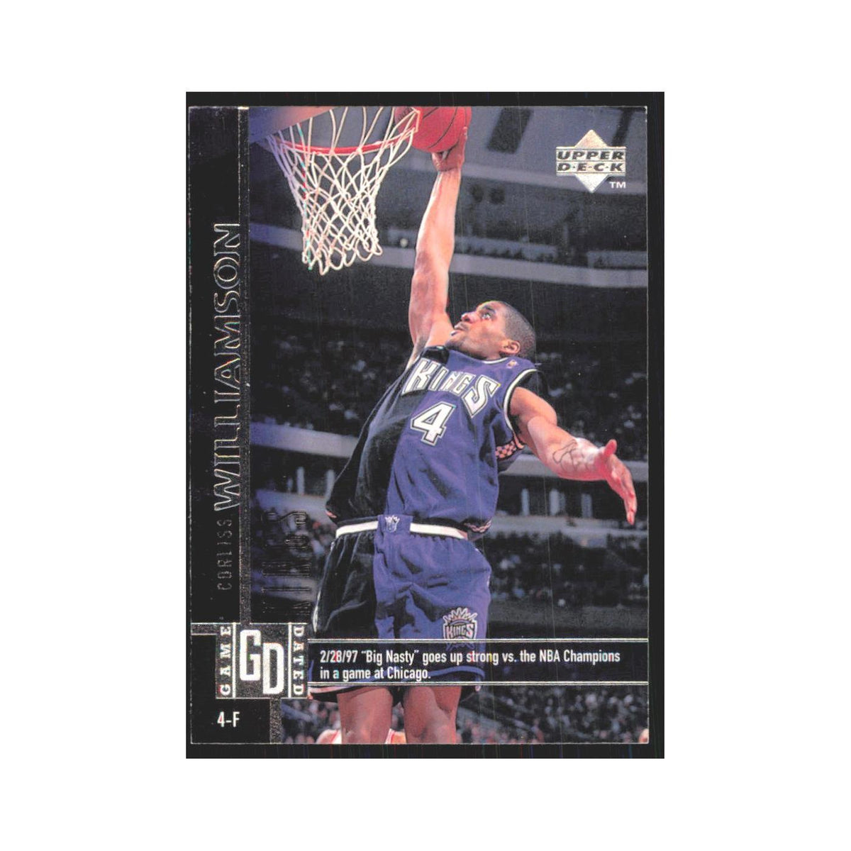 Chris Anstey 1997 Upper Deck #288 Dallas Mavericks Basketball Card NM