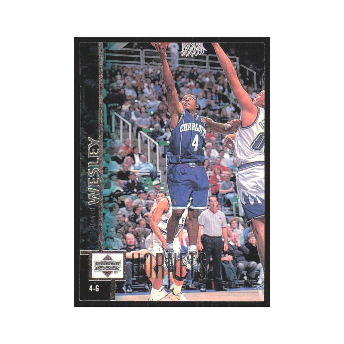 David Wesley 1997 Upper Deck #193 Charlotte Hornets Basketball Card NM