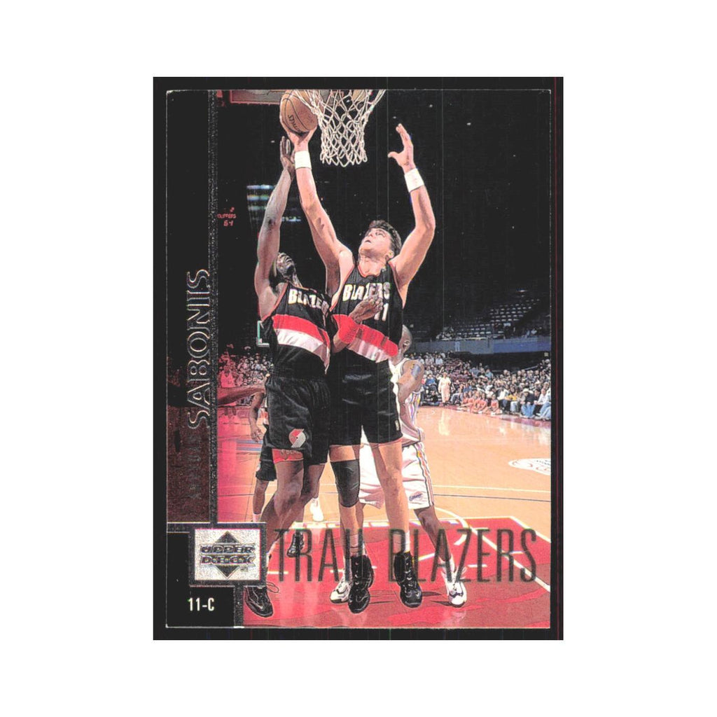 Arvydas Sabonis 1997 Upper Deck #104 Portland Trail Blazers Basketball Card NM
