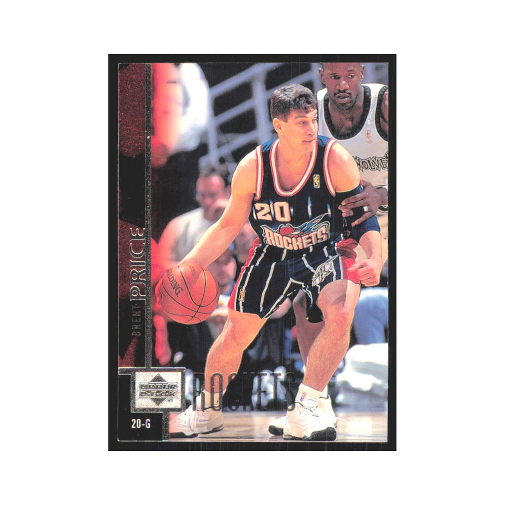 Brent Price 1997 Upper Deck #46 Houston Rockets Basketball Card NM