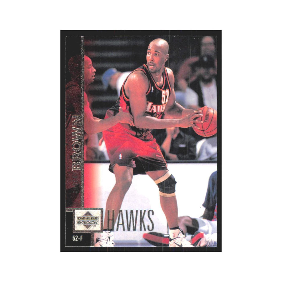 Chucky Brown 1997 Upper Deck #183 Atlanta Hawks Basketball Card NM