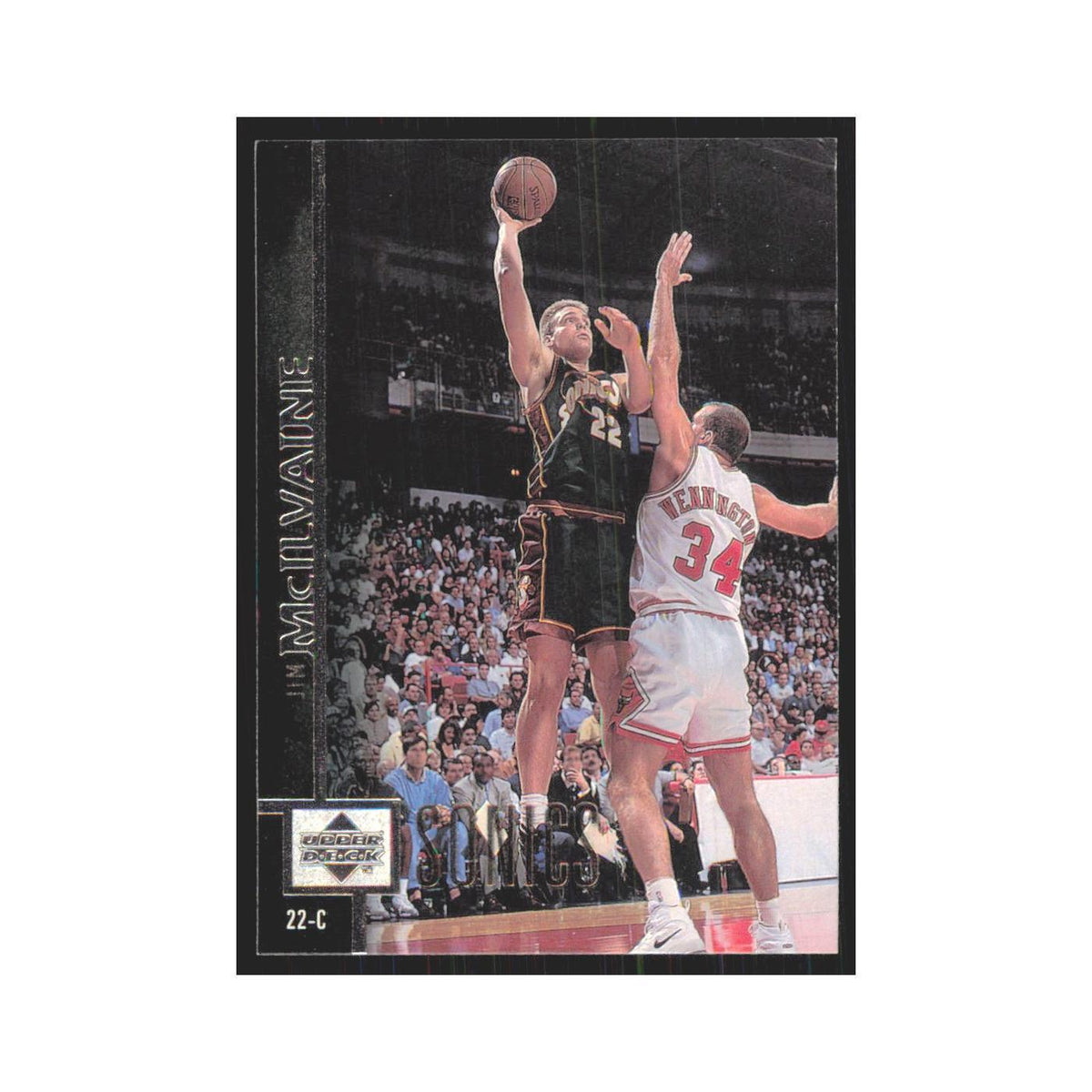 Jim Mcllvaine 1997 Upper Deck #294 Seattle SuperSonics Basketball Card NM