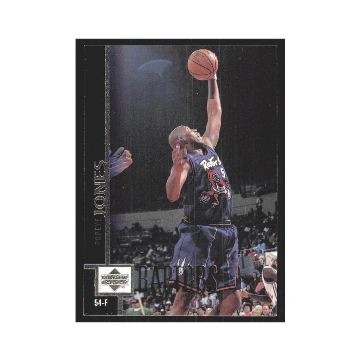 Popeye Jones 1997 Upper Deck #121 Toronto Raptors Basketball Card NM