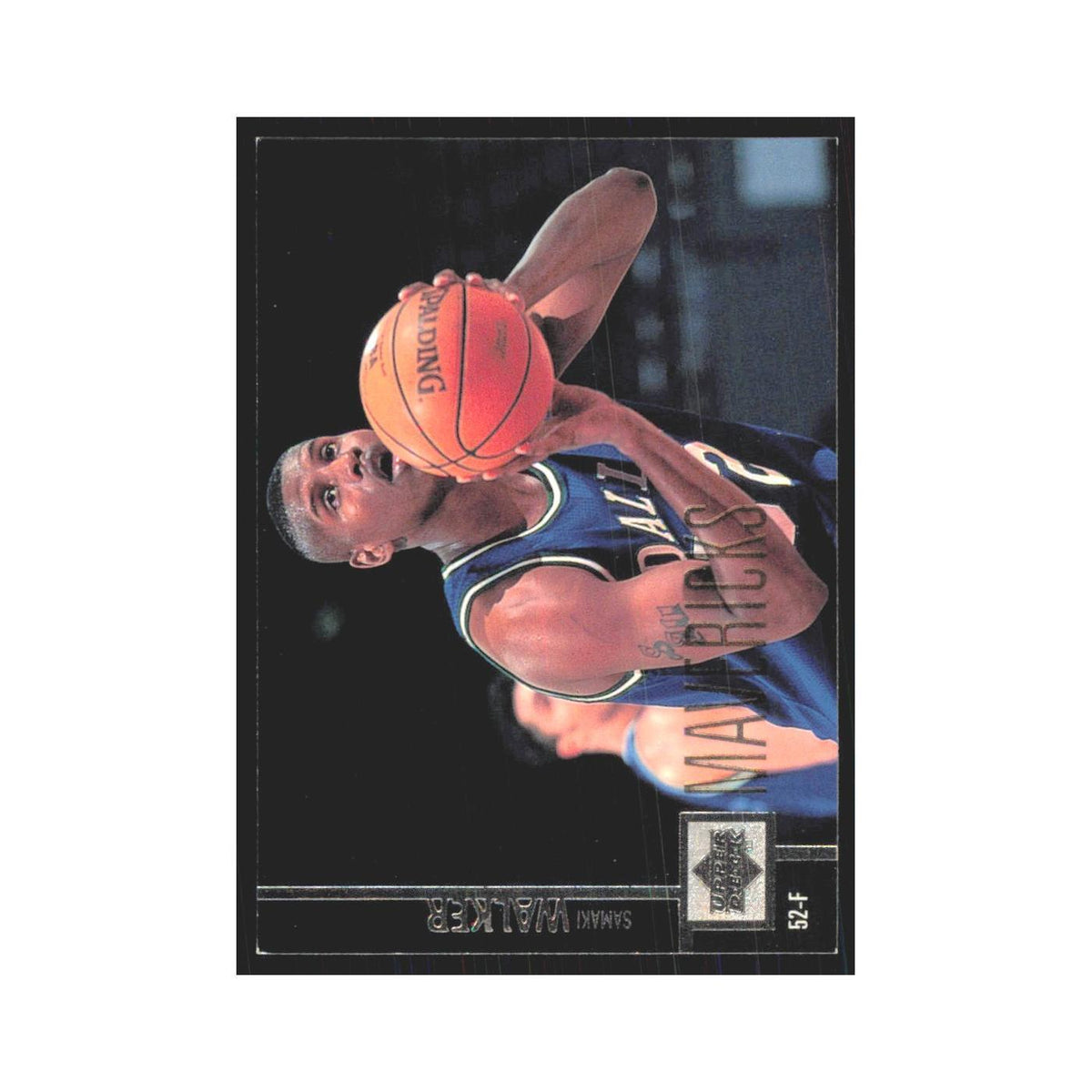 Samaki Walker 1997 Upper Deck #28 Dallas Mavericks Basketball Card NM
