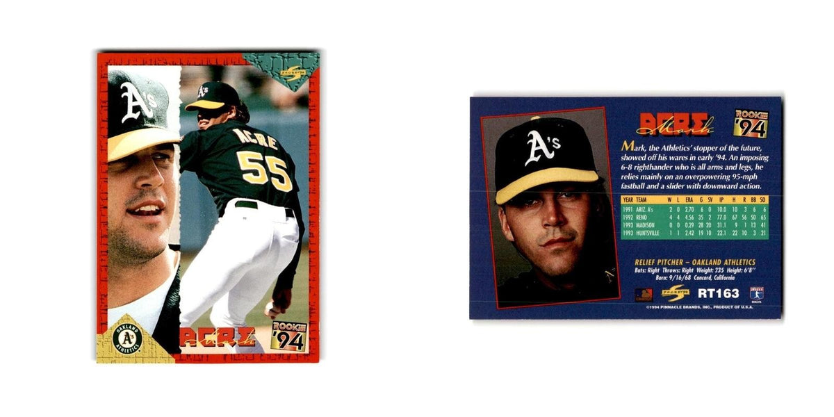 Mark Acre Rookie 1994 Score Rookie & Traded #RT163 Oakland Athletics NM