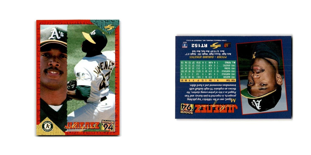 Miguel Jimenez Rookie 1994 Score Rookie & Traded #RT152 Oakland Athletics NM